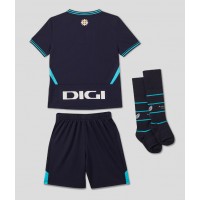 Echipament fotbal Athletic Bilbao Tricou Deplasare 2025-26 pentru copii maneca scurta (+ Pantaloni scurti)