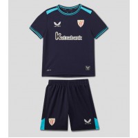 Echipament fotbal Athletic Bilbao Tricou Deplasare 2025-26 pentru copii maneca scurta (+ Pantaloni scurti)