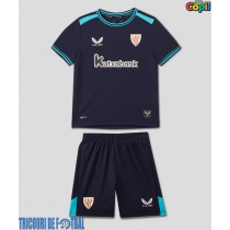 Echipament fotbal Athletic Bilbao Tricou Deplasare 2025-26 pentru copii maneca scurta (+ Pantaloni scurti)