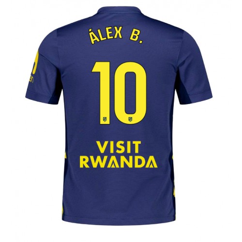 Echipament fotbal Atletico Madrid Alex Baena #10 Tricou Deplasare 2025-26 maneca scurta Echipament fotbal Atletico Madrid Alex Baena #10 Tricou Deplasare 2025-26 maneca scurta