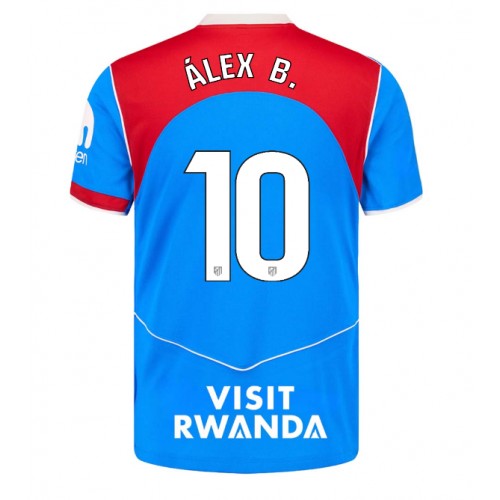 Echipament fotbal Atletico Madrid Alex Baena #10 Tricou Treilea 2025-26 maneca scurta Echipament fotbal Atletico Madrid Alex Baena #10 Tricou Treilea 2025-26 maneca scurta