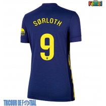 Echipament fotbal Atletico Madrid Alexander Sorloth #9 Tricou Deplasare 2025-26 pentru femei maneca scurta