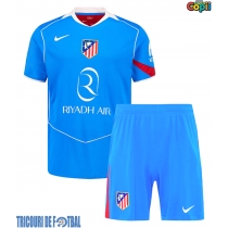 Echipament fotbal Atletico Madrid Alexander Sorloth #9 Tricou Treilea 2025-26 pentru copii maneca scurta (+ Pantaloni scurti)