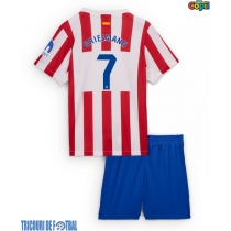 Echipament fotbal Atletico Madrid Antoine Griezmann #7 Tricou Acasa 2025-26 pentru copii maneca scurta (+ Pantaloni scurti)