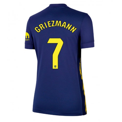 Echipament fotbal Atletico Madrid Antoine Griezmann #7 Tricou Deplasare 2025-26 pentru femei maneca scurta Echipament fotbal Atletico Madrid Antoine Griezmann #7 Tricou Deplasare 2025-26 pentru femei maneca scurta