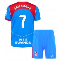 Echipament fotbal Atletico Madrid Antoine Griezmann #7 Tricou Treilea 2025-26 pentru copii maneca scurta (+ Pantaloni scurti)