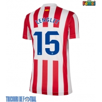 Echipament fotbal Atletico Madrid Clement Lenglet #15 Tricou Acasa 2025-26 pentru femei maneca scurta