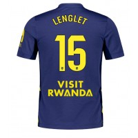 Echipament fotbal Atletico Madrid Clement Lenglet #15 Tricou Deplasare 2025-26 maneca scurta