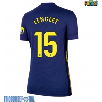 Echipament fotbal Atletico Madrid Clement Lenglet #15 Tricou Deplasare 2025-26 pentru femei maneca scurta