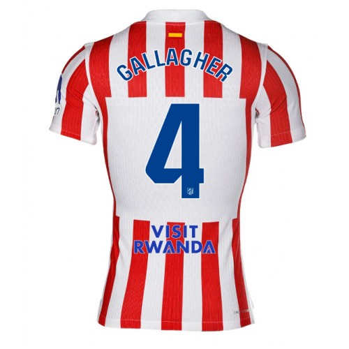 Echipament fotbal Atletico Madrid Conor Gallagher #4 Tricou Acasa 2025-26 maneca scurta Echipament fotbal Atletico Madrid Conor Gallagher #4 Tricou Acasa 2025-26 maneca scurta