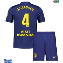 Echipament fotbal Atletico Madrid Conor Gallagher #4 Tricou Deplasare 2025-26 pentru copii maneca scurta (+ Pantaloni scurti)