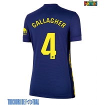 Echipament fotbal Atletico Madrid Conor Gallagher #4 Tricou Deplasare 2025-26 pentru femei maneca scurta