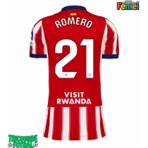 Echipament fotbal Atletico Madrid Cristian Romero #21 Tricou Acasa 2026-27 pentru femei maneca scurta