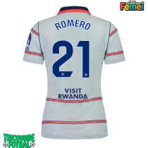Echipament fotbal Atletico Madrid Cristian Romero #21 Tricou Treilea 2026-27 pentru femei maneca scurta