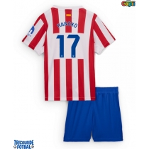 Echipament fotbal Atletico Madrid David Hancko #17 Tricou Acasa 2025-26 pentru copii maneca scurta (+ Pantaloni scurti)