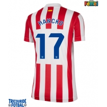 Echipament fotbal Atletico Madrid David Hancko #17 Tricou Acasa 2025-26 pentru femei maneca scurta