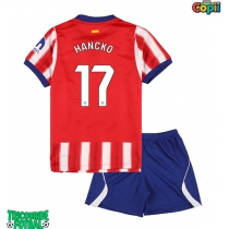 Echipament fotbal Atletico Madrid David Hancko #17 Tricou Acasa 2026-27 pentru copii maneca scurta (+ Pantaloni scurti)