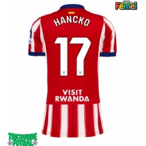 Echipament fotbal Atletico Madrid David Hancko #17 Tricou Acasa 2026-27 pentru femei maneca scurta