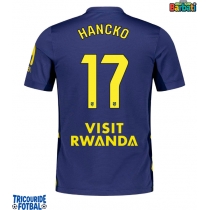 Echipament fotbal Atletico Madrid David Hancko #17 Tricou Deplasare 2025-26 maneca scurta
