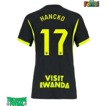 Echipament fotbal Atletico Madrid David Hancko #17 Tricou Deplasare 2026-27 pentru femei maneca scurta