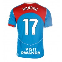 Echipament fotbal Atletico Madrid David Hancko #17 Tricou Treilea 2025-26 pentru femei maneca scurta