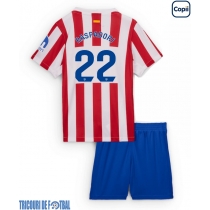 Echipament fotbal Atletico Madrid Giacomo Raspadori #22 Tricou Acasa 2025-26 pentru copii maneca scurta (+ Pantaloni scurti)