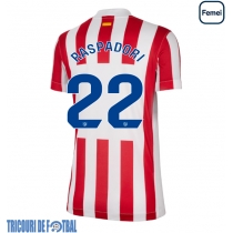 Echipament fotbal Atletico Madrid Giacomo Raspadori #22 Tricou Acasa 2025-26 pentru femei maneca scurta