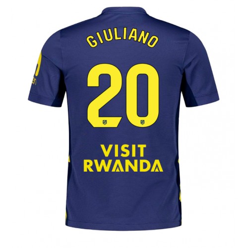 Echipament fotbal Atletico Madrid Giuliano Simeone #20 Tricou Deplasare 2025-26 maneca scurta Echipament fotbal Atletico Madrid Giuliano Simeone #20 Tricou Deplasare 2025-26 maneca scurta
