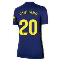 Echipament fotbal Atletico Madrid Giuliano Simeone #20 Tricou Deplasare 2025-26 pentru femei maneca scurta