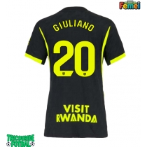 Echipament fotbal Atletico Madrid Giuliano Simeone #20 Tricou Deplasare 2026-27 pentru femei maneca scurta
