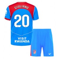 Echipament fotbal Atletico Madrid Giuliano Simeone #20 Tricou Treilea 2025-26 pentru copii maneca scurta (+ Pantaloni scurti)
