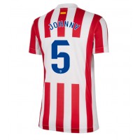Echipament fotbal Atletico Madrid Johnny Cardoso #5 Tricou Acasa 2025-26 pentru femei maneca scurta