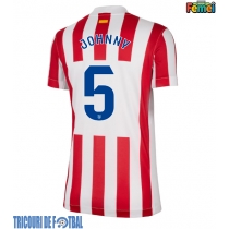 Echipament fotbal Atletico Madrid Johnny Cardoso #5 Tricou Acasa 2025-26 pentru femei maneca scurta