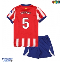 Echipament fotbal Atletico Madrid Johnny Cardoso #5 Tricou Acasa 2026-27 pentru copii maneca scurta (+ Pantaloni scurti)