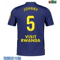 Echipament fotbal Atletico Madrid Johnny Cardoso #5 Tricou Deplasare 2025-26 maneca scurta