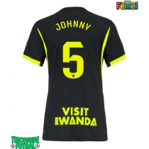 Echipament fotbal Atletico Madrid Johnny Cardoso #5 Tricou Deplasare 2026-27 pentru femei maneca scurta