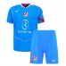Echipament fotbal Atletico Madrid Johnny Cardoso #5 Tricou Treilea 2025-26 pentru copii maneca scurta (+ Pantaloni scurti)