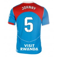 Echipament fotbal Atletico Madrid Johnny Cardoso #5 Tricou Treilea 2025-26 pentru femei maneca scurta