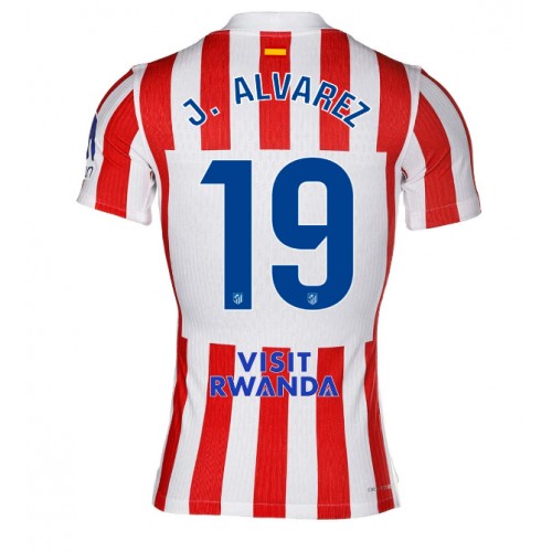 Echipament fotbal Atletico Madrid Julian Alvarez #19 Tricou Acasa 2025-26 maneca scurta Echipament fotbal Atletico Madrid Julian Alvarez #19 Tricou Acasa 2025-26 maneca scurta