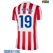Echipament fotbal Atletico Madrid Julian Alvarez #19 Tricou Acasa 2025-26 pentru femei maneca scurta