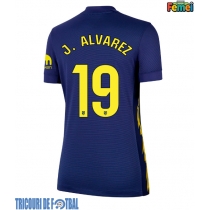 Echipament fotbal Atletico Madrid Julian Alvarez #19 Tricou Deplasare 2025-26 pentru femei maneca scurta