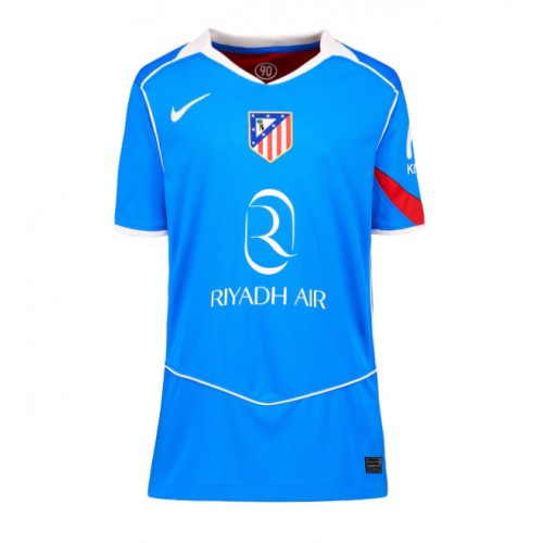 Echipament fotbal Atletico Madrid Julian Alvarez #19 Tricou Treilea 2025-26 pentru femei maneca scurta Echipament fotbal Atletico Madrid Julian Alvarez #19 Tricou Treilea 2025-26 pentru femei maneca scurta
