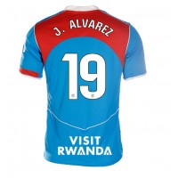 Echipament fotbal Atletico Madrid Julian Alvarez #19 Tricou Treilea 2025-26 pentru femei maneca scurta