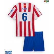 Echipament fotbal Atletico Madrid Koke #6 Tricou Acasa 2025-26 pentru copii maneca scurta (+ Pantaloni scurti)