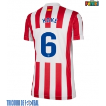 Echipament fotbal Atletico Madrid Koke #6 Tricou Acasa 2025-26 pentru femei maneca scurta