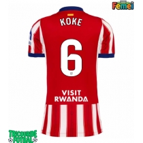 Echipament fotbal Atletico Madrid Koke #6 Tricou Acasa 2026-27 pentru femei maneca scurta