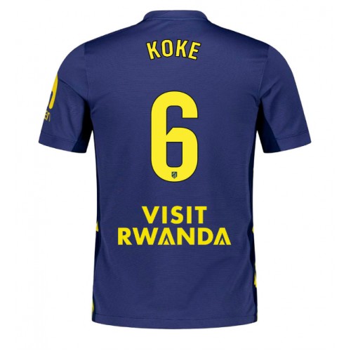 Echipament fotbal Atletico Madrid Koke #6 Tricou Deplasare 2025-26 maneca scurta Echipament fotbal Atletico Madrid Koke #6 Tricou Deplasare 2025-26 maneca scurta