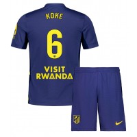 Echipament fotbal Atletico Madrid Koke #6 Tricou Deplasare 2025-26 pentru copii maneca scurta (+ Pantaloni scurti)