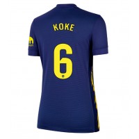 Echipament fotbal Atletico Madrid Koke #6 Tricou Deplasare 2025-26 pentru femei maneca scurta