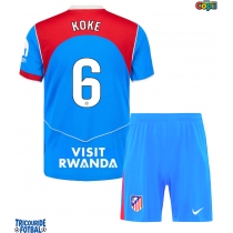 Echipament fotbal Atletico Madrid Koke #6 Tricou Treilea 2025-26 pentru copii maneca scurta (+ Pantaloni scurti)